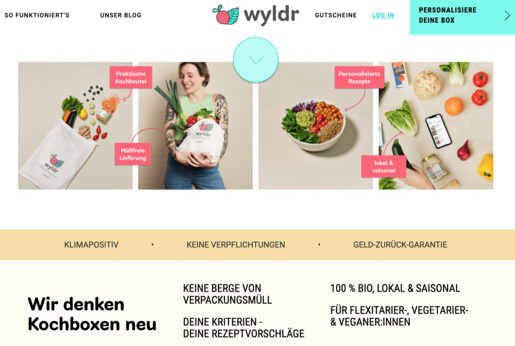 Wyldr Webseite