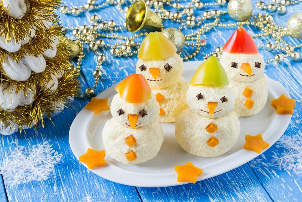 Weihnachtsrezepte Schneemann